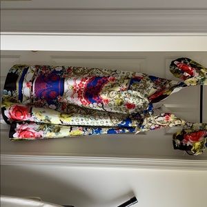 Floral bandeau dress